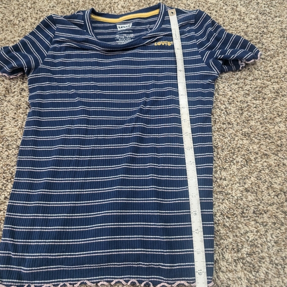 Levi's Little Girls Striped Baby Tee Shirt - Picture 11 of 12